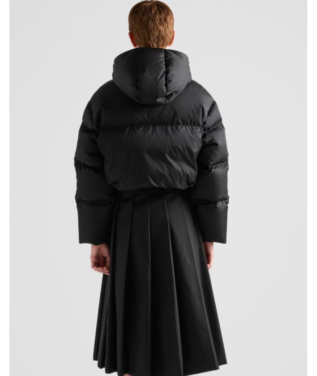PRADA Черная полиамидовая куртка, фото 5