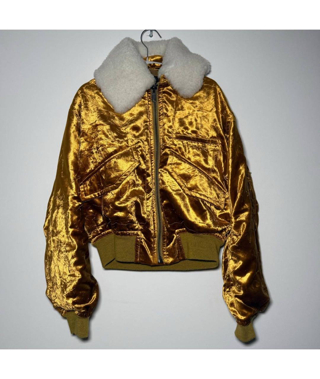 HAIDER ACKERMANN Золотая куртка, фото 9