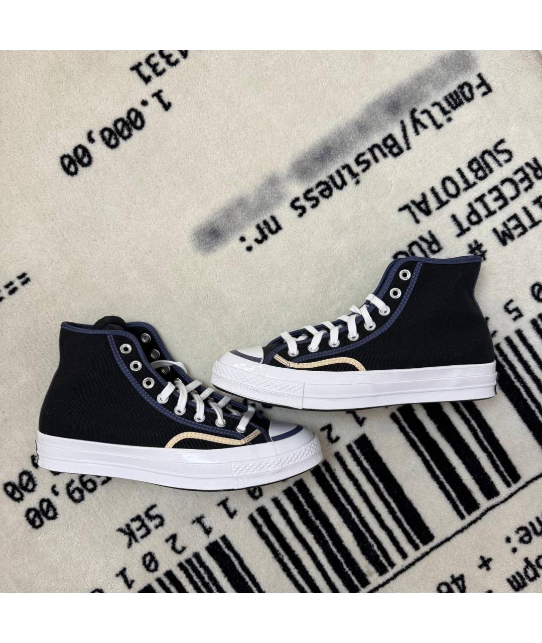 CONVERSE Черные высокие кроссовки / кеды, фото 6