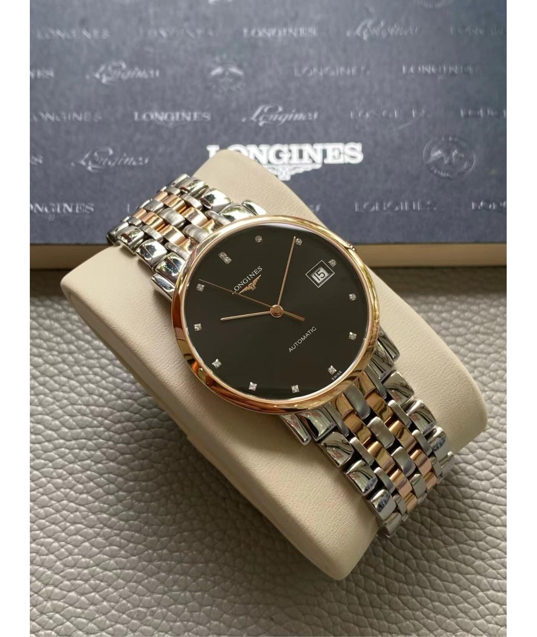 LONGINES Золотые металлические часы, фото 4