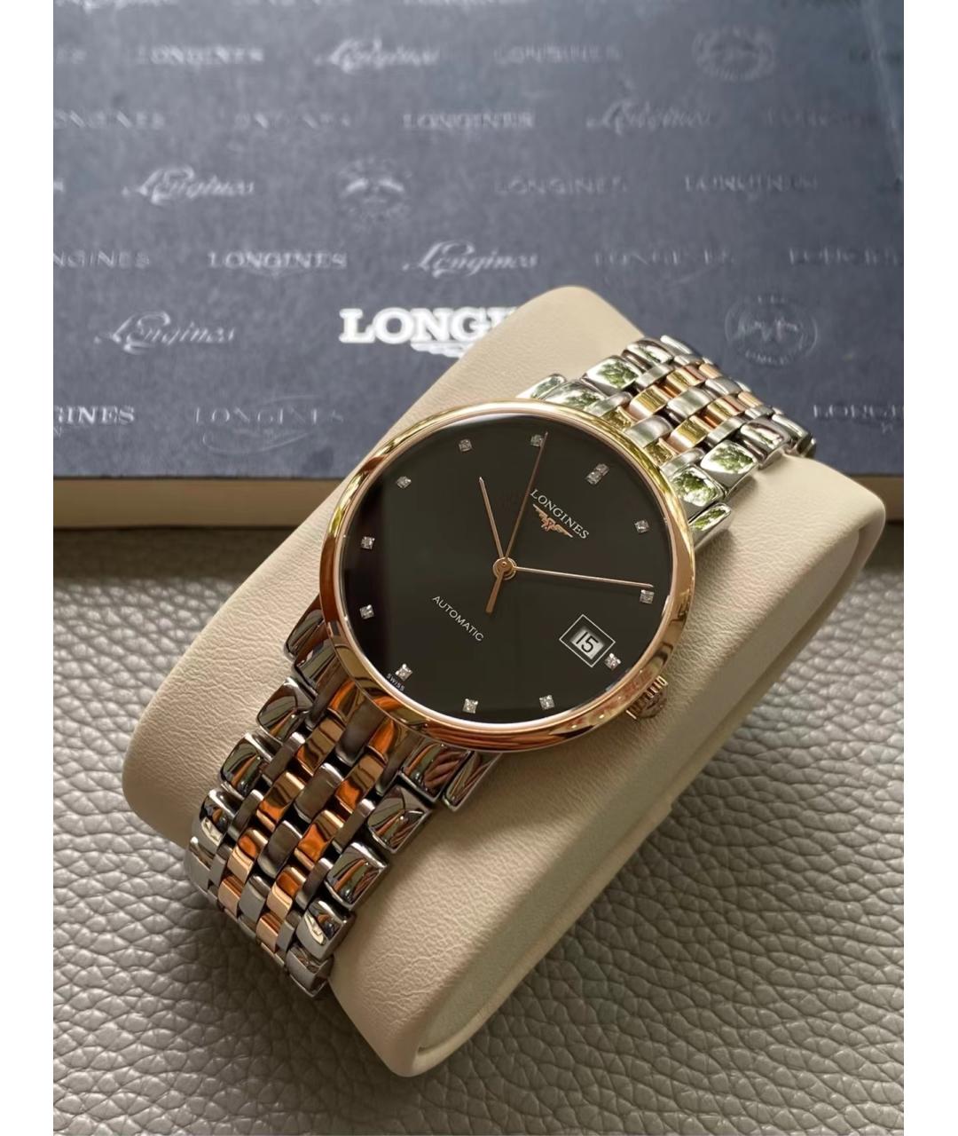 LONGINES Золотые металлические часы, фото 3