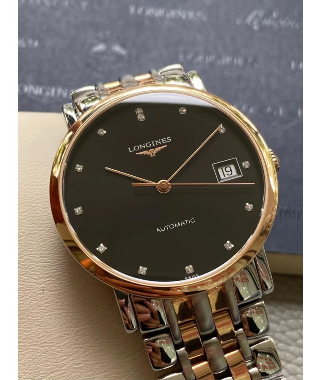 LONGINES Золотые металлические часы, фото 5