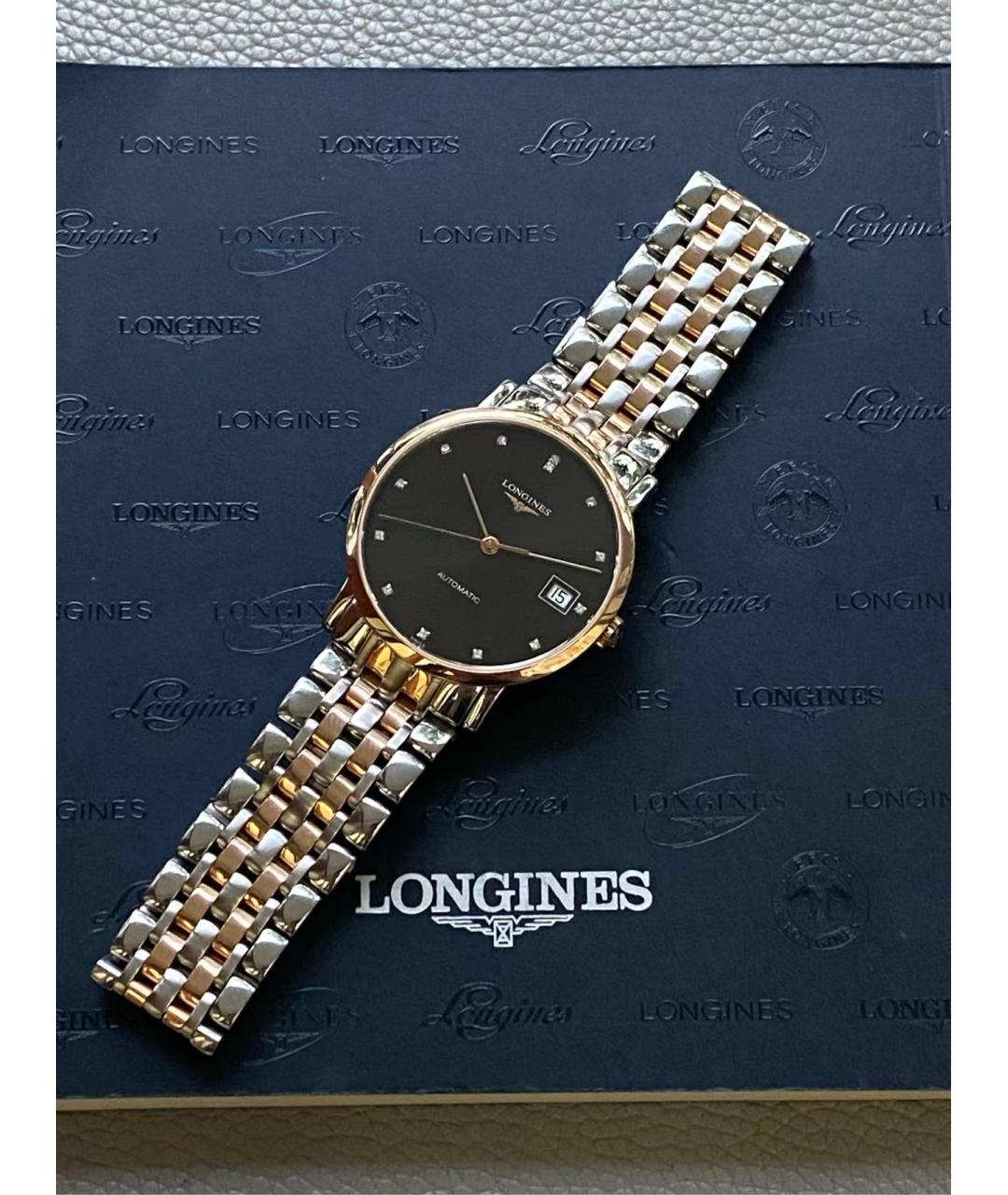 LONGINES Золотые металлические часы, фото 7