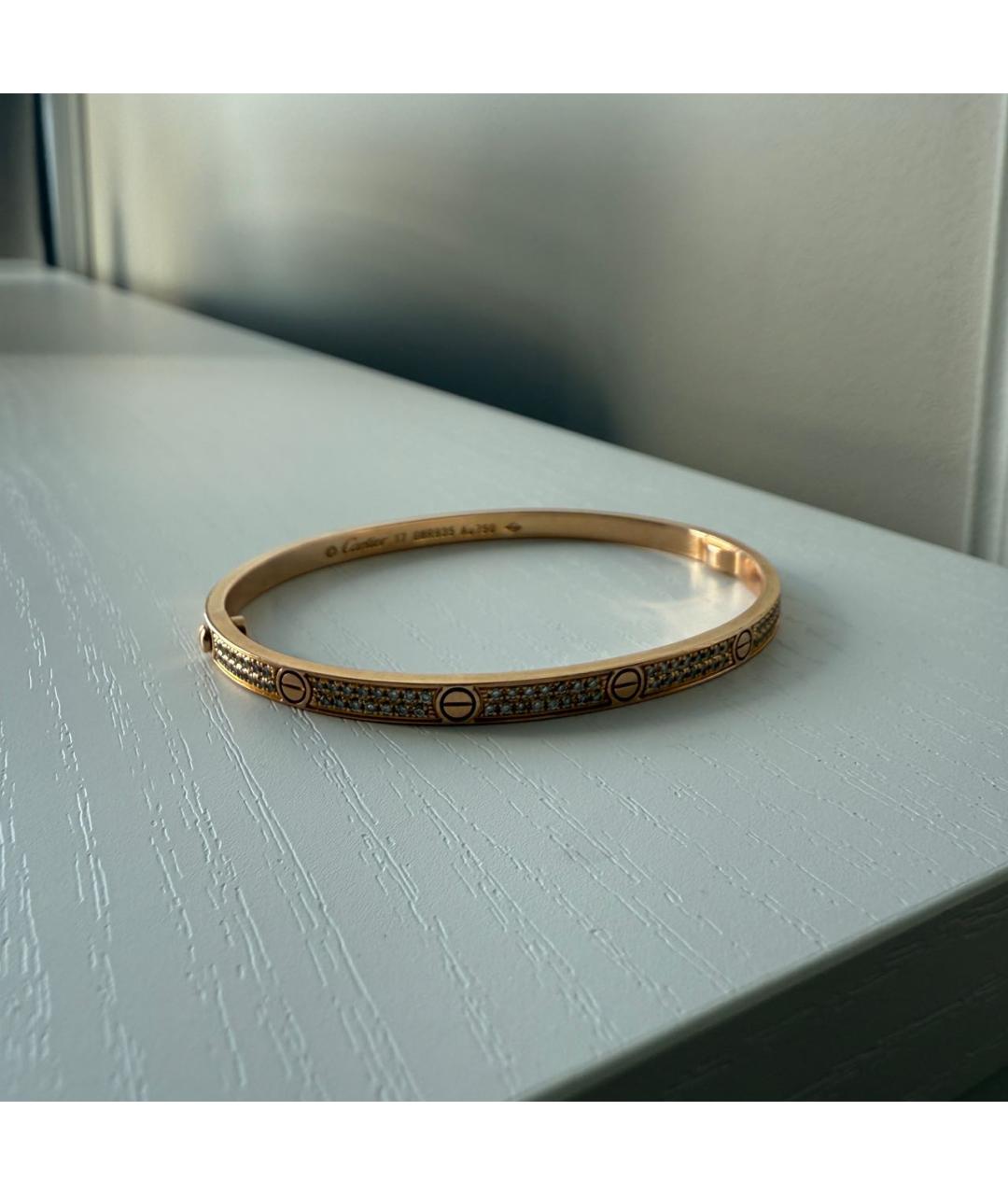 CARTIER Розовый браслет из розового золота, фото 2