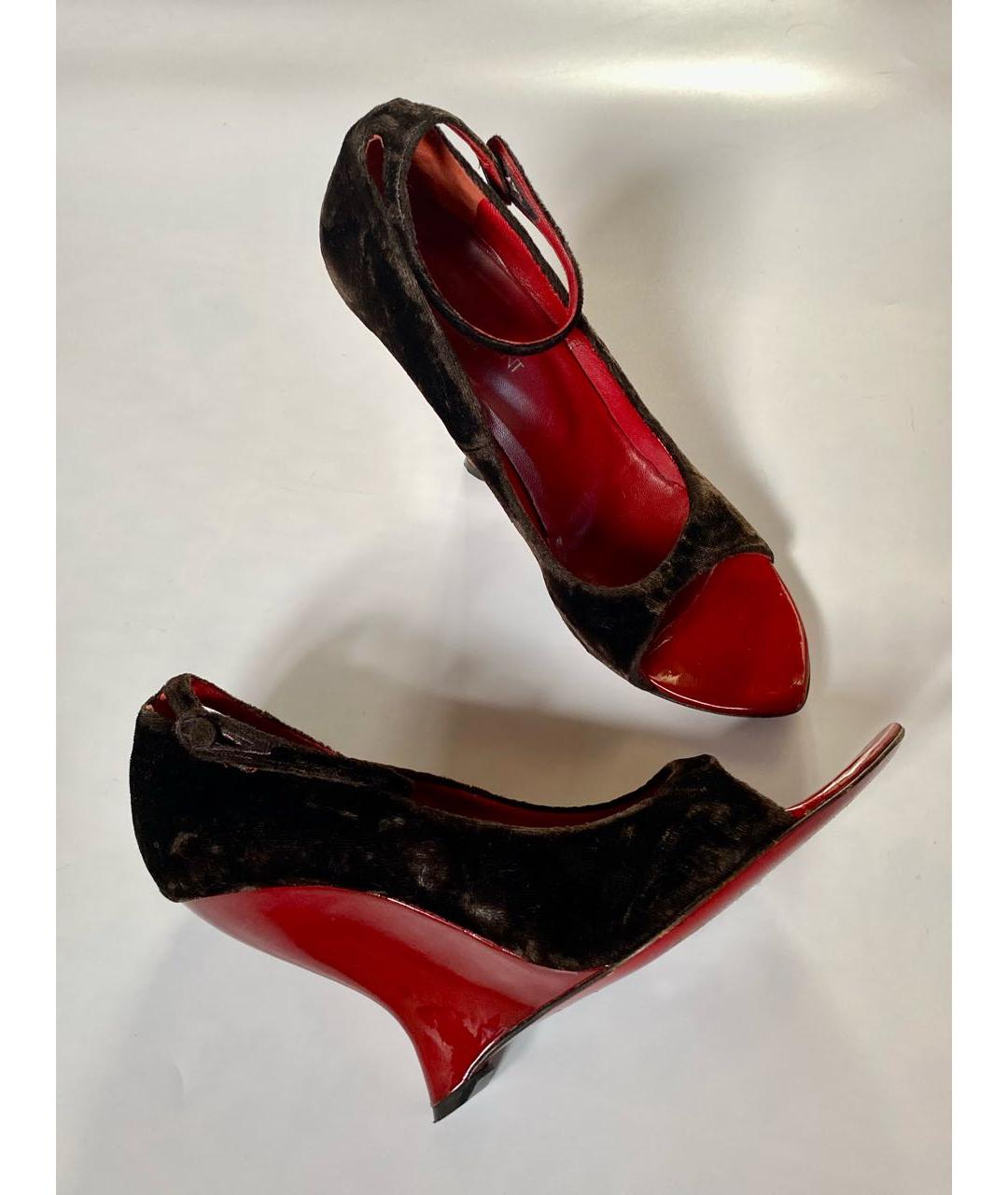 SAINT LAURENT Мульти босоножки, фото 9