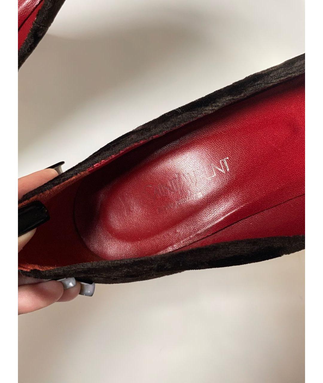 SAINT LAURENT Мульти босоножки, фото 4