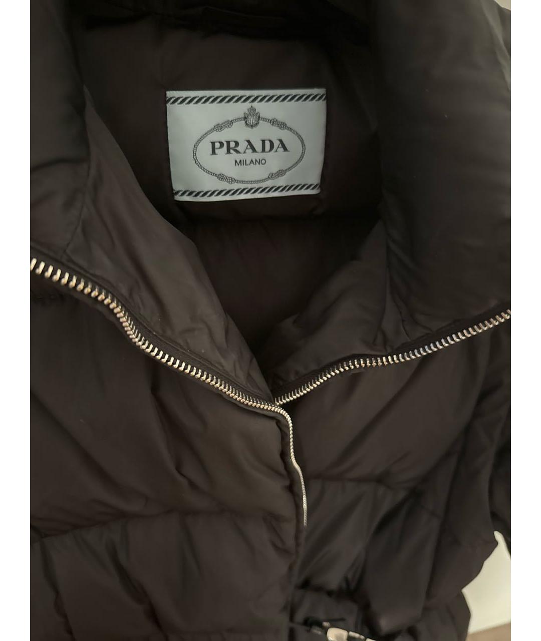 PRADA Черный пуховик, фото 3