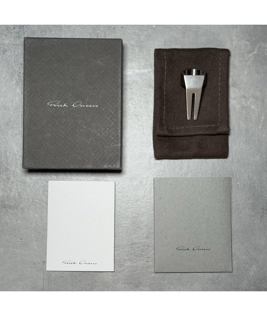 RICK OWENS Серебряное кольцо, фото 3