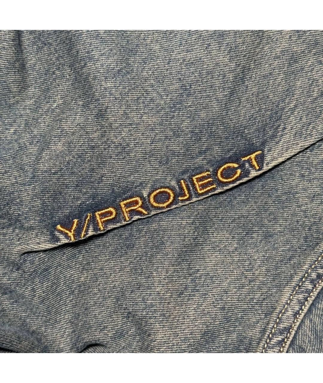 Y/PROJECT Серая хлопковая кэжуал рубашка, фото 6