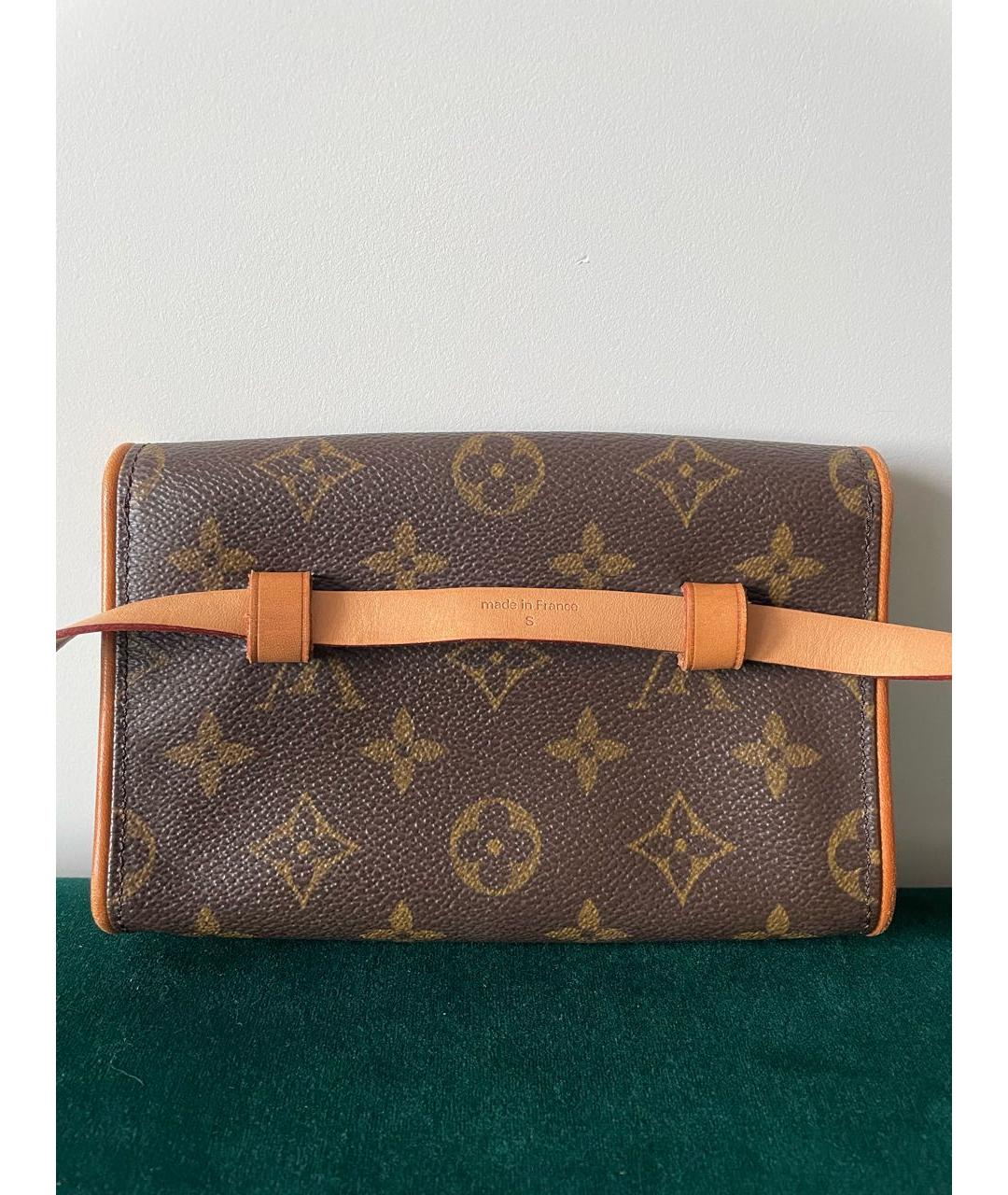 LOUIS VUITTON Коричневая поясная сумка, фото 2