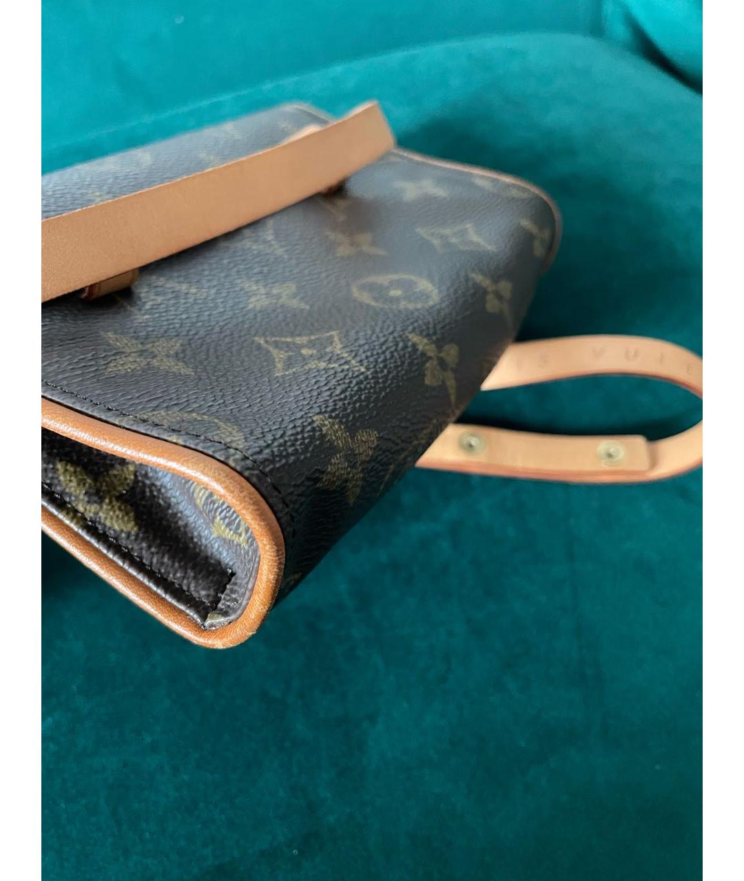 LOUIS VUITTON Коричневая поясная сумка, фото 6