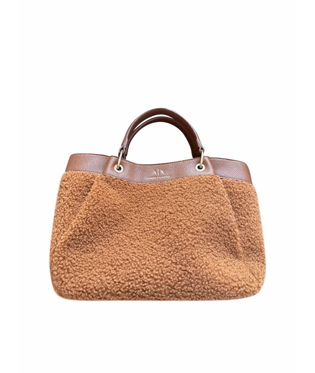 ARMANI EXCHANGE Коричневая сумка через плечо, фото 1