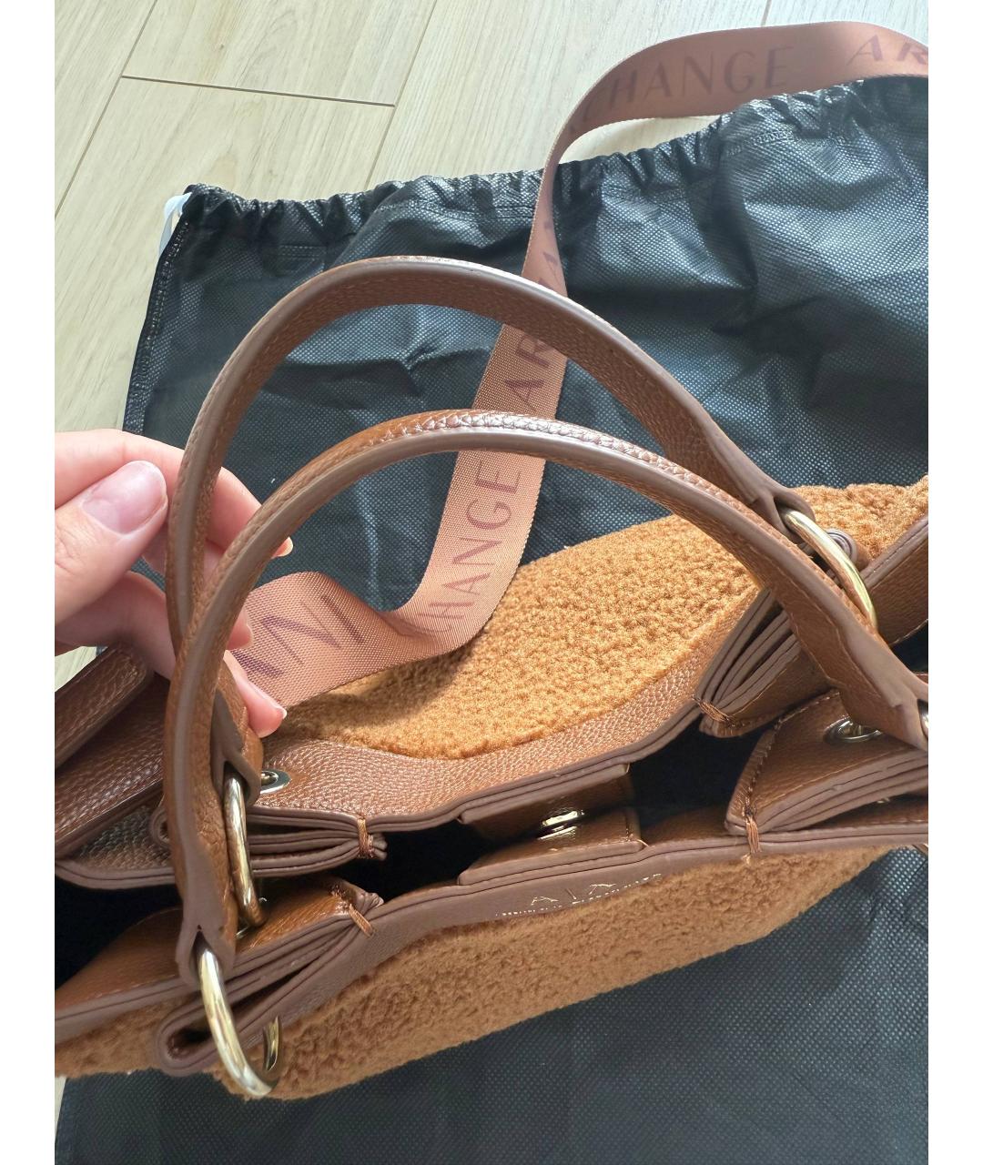 ARMANI EXCHANGE Коричневая сумка через плечо, фото 3