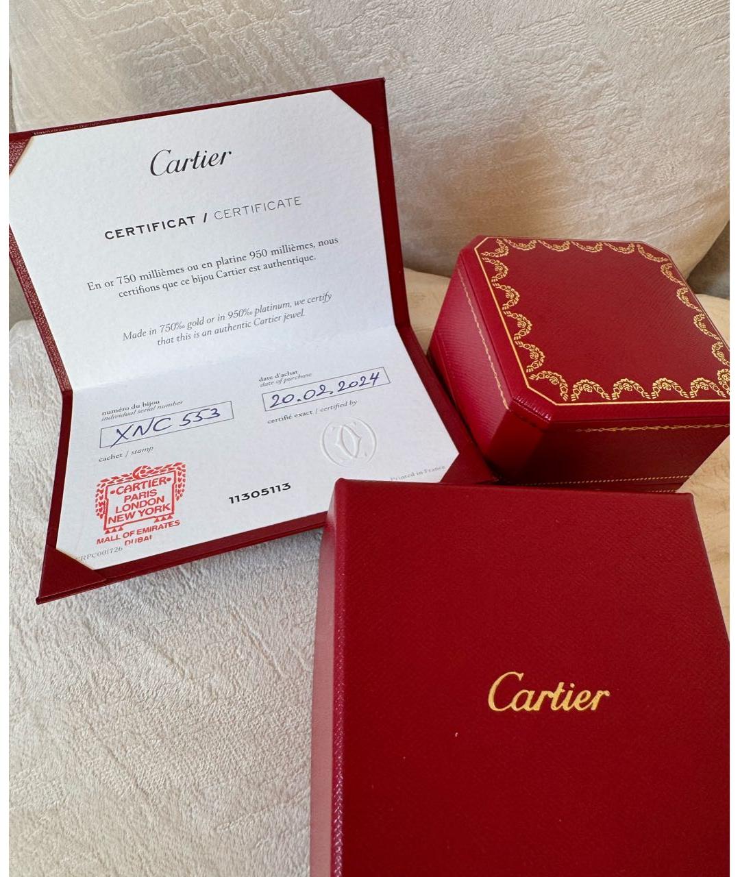 CARTIER Золотое кольцо из розового золота, фото 6