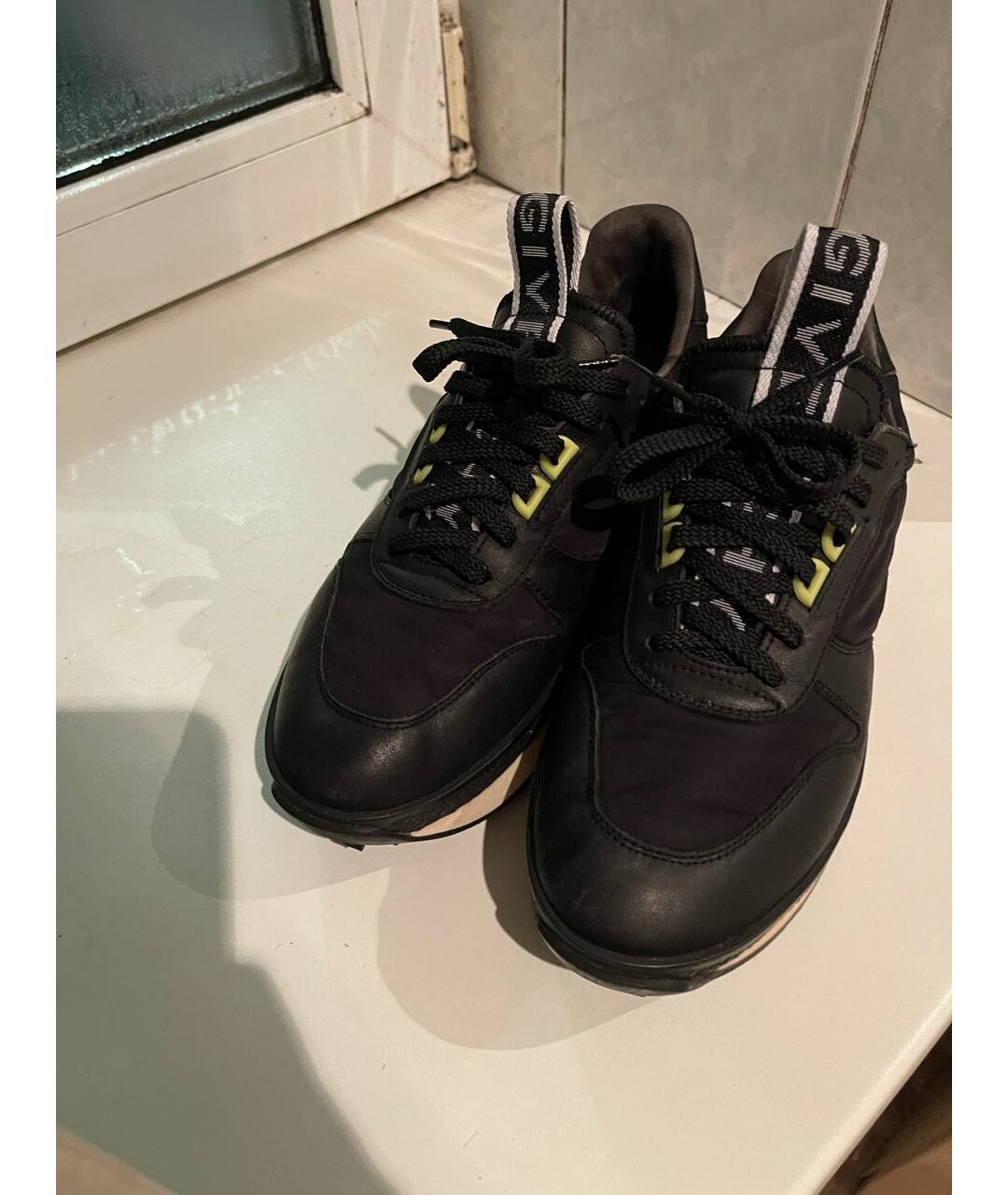 GIVENCHY Черные кожаные низкие кроссовки / кеды, фото 6