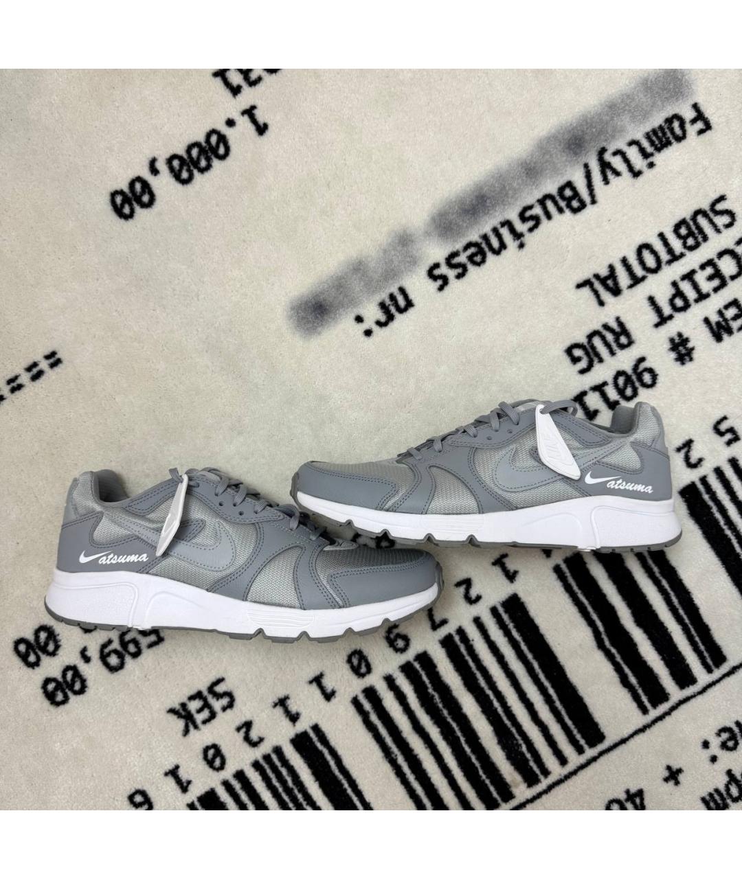 NIKE Серые низкие кроссовки / кеды, фото 6