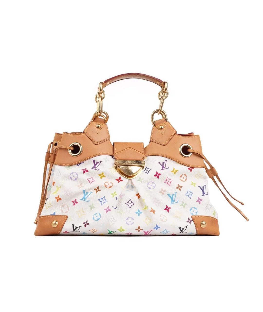 LOUIS VUITTON Белая кожаная сумка тоут, фото 1