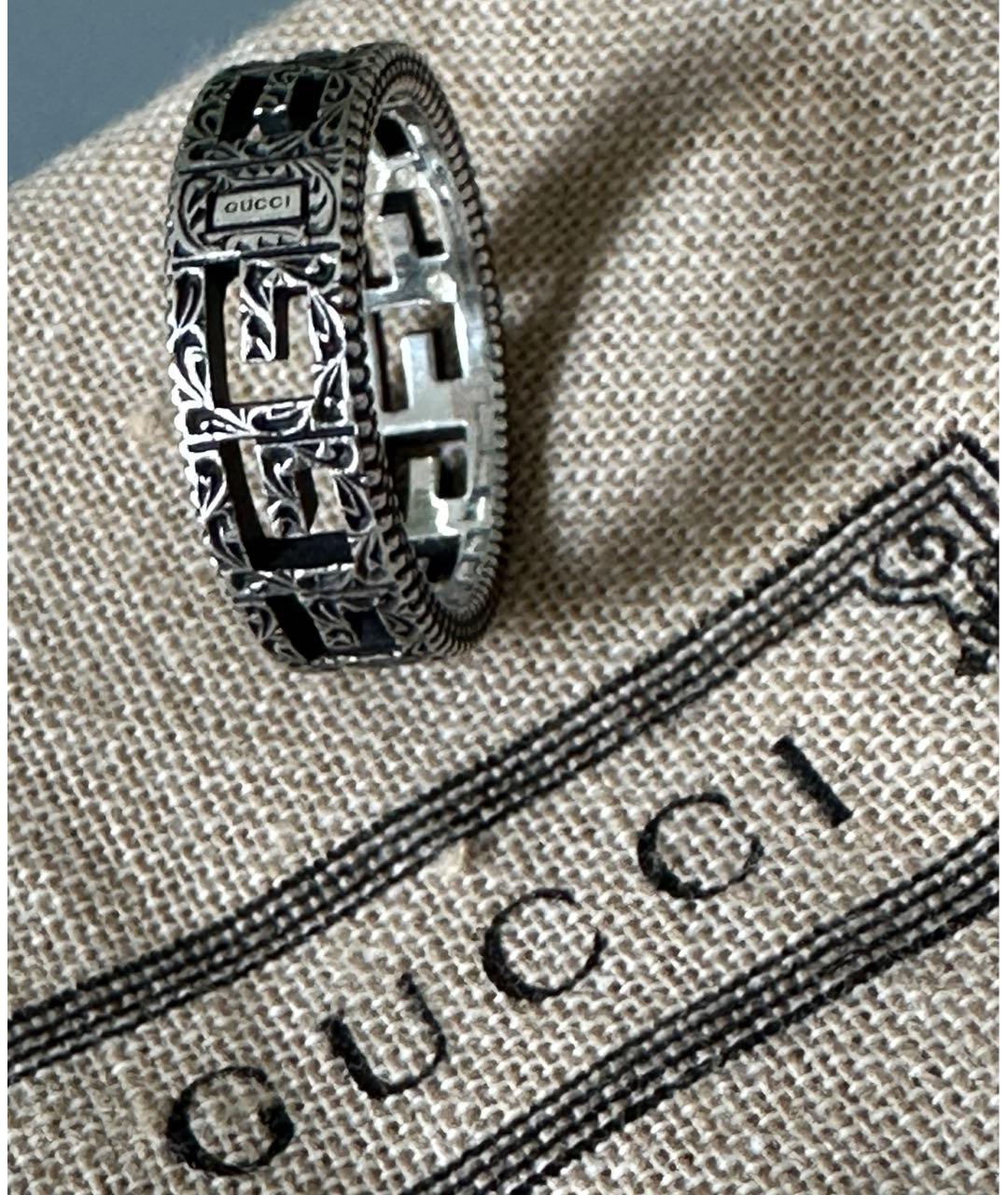 GUCCI Серебряное серебряное кольцо, фото 3