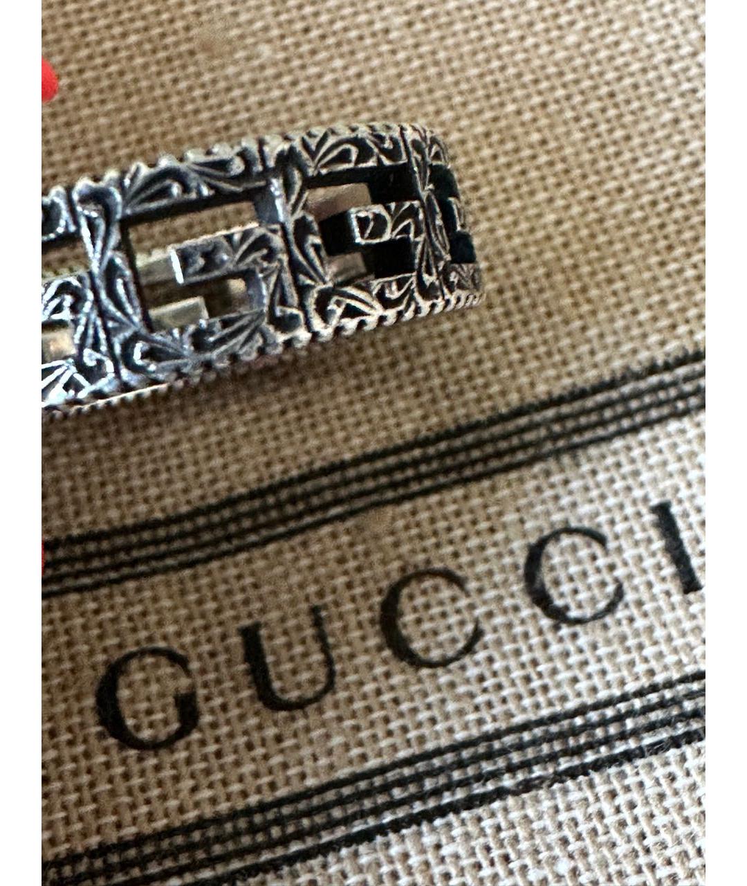 GUCCI Серебряное серебряное кольцо, фото 5