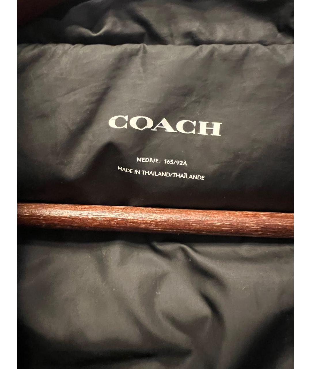 COACH Бежевая хлопко-эластановая куртка, фото 3