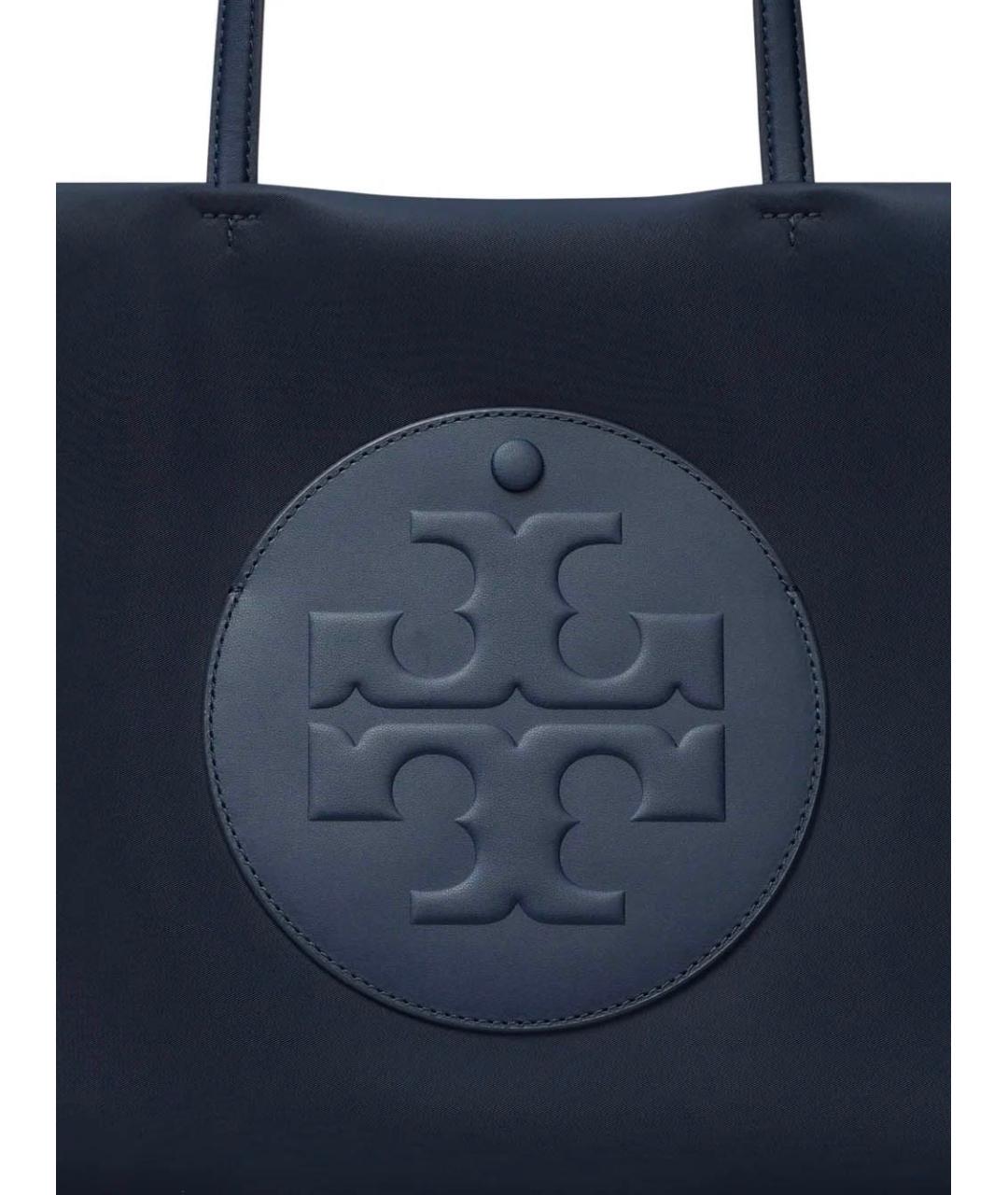 TORY BURCH Темно-синяя сумка тоут, фото 4
