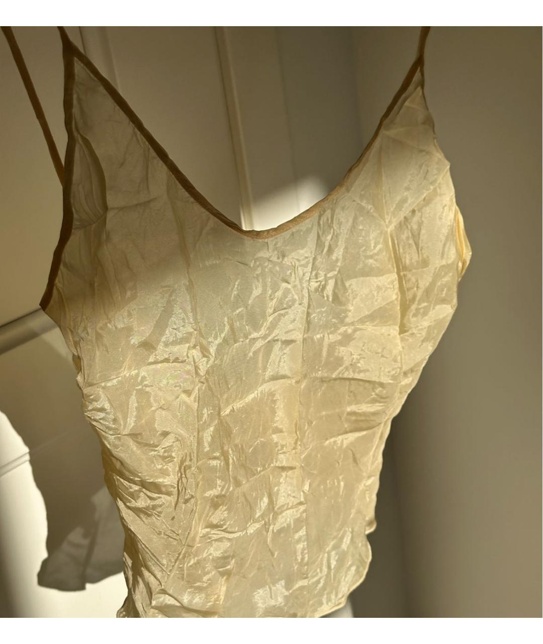 JEAN PAUL GAULTIER Бежевая майка, фото 2