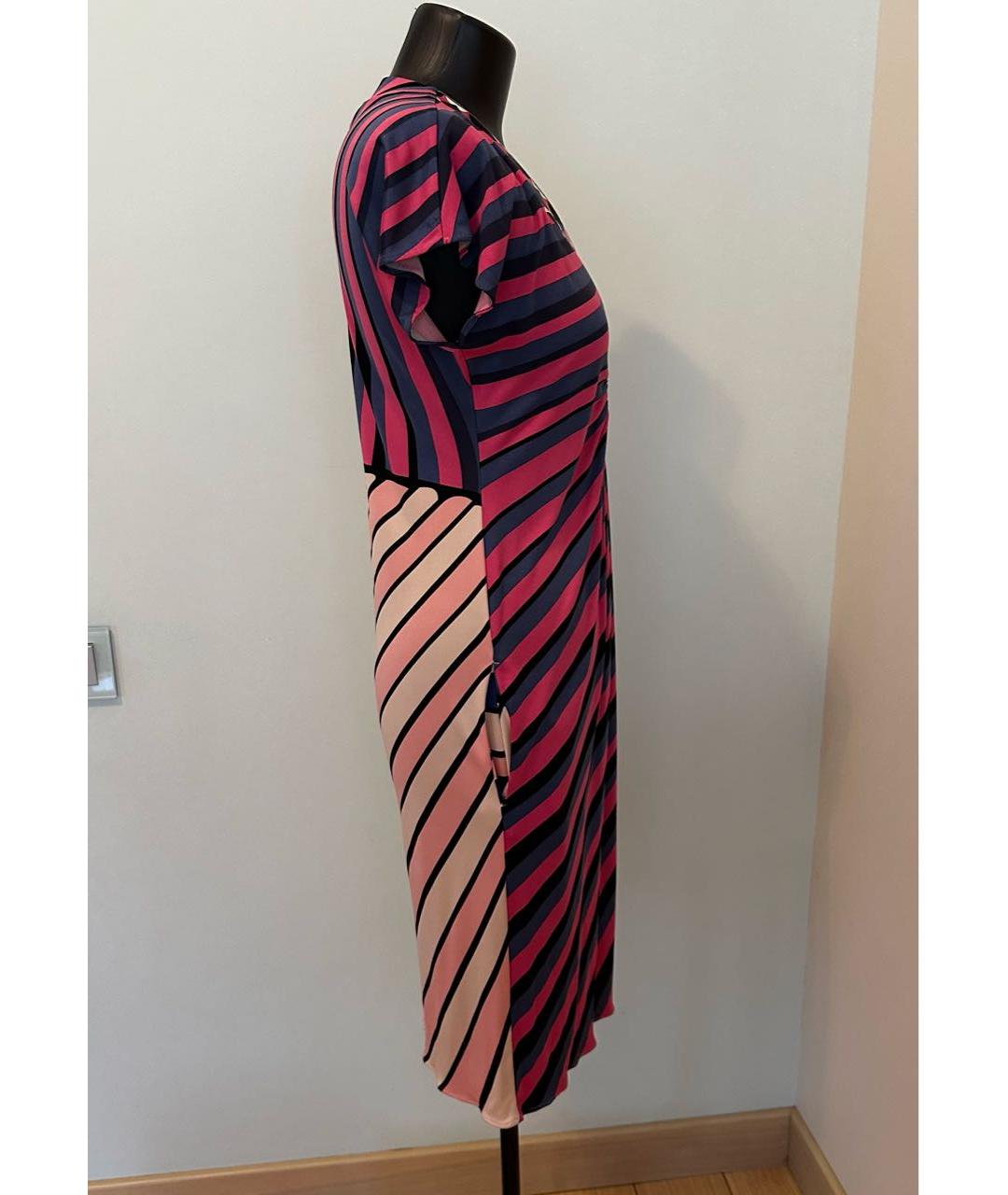 EMILIO PUCCI Розовое шелковое платье, фото 5