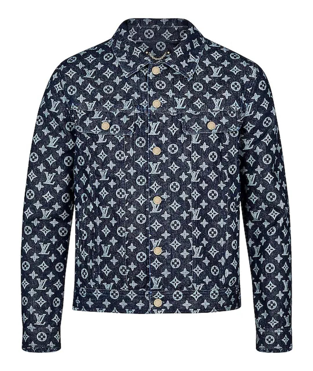 LOUIS VUITTON Темно-синяя хлопковая куртка, фото 1