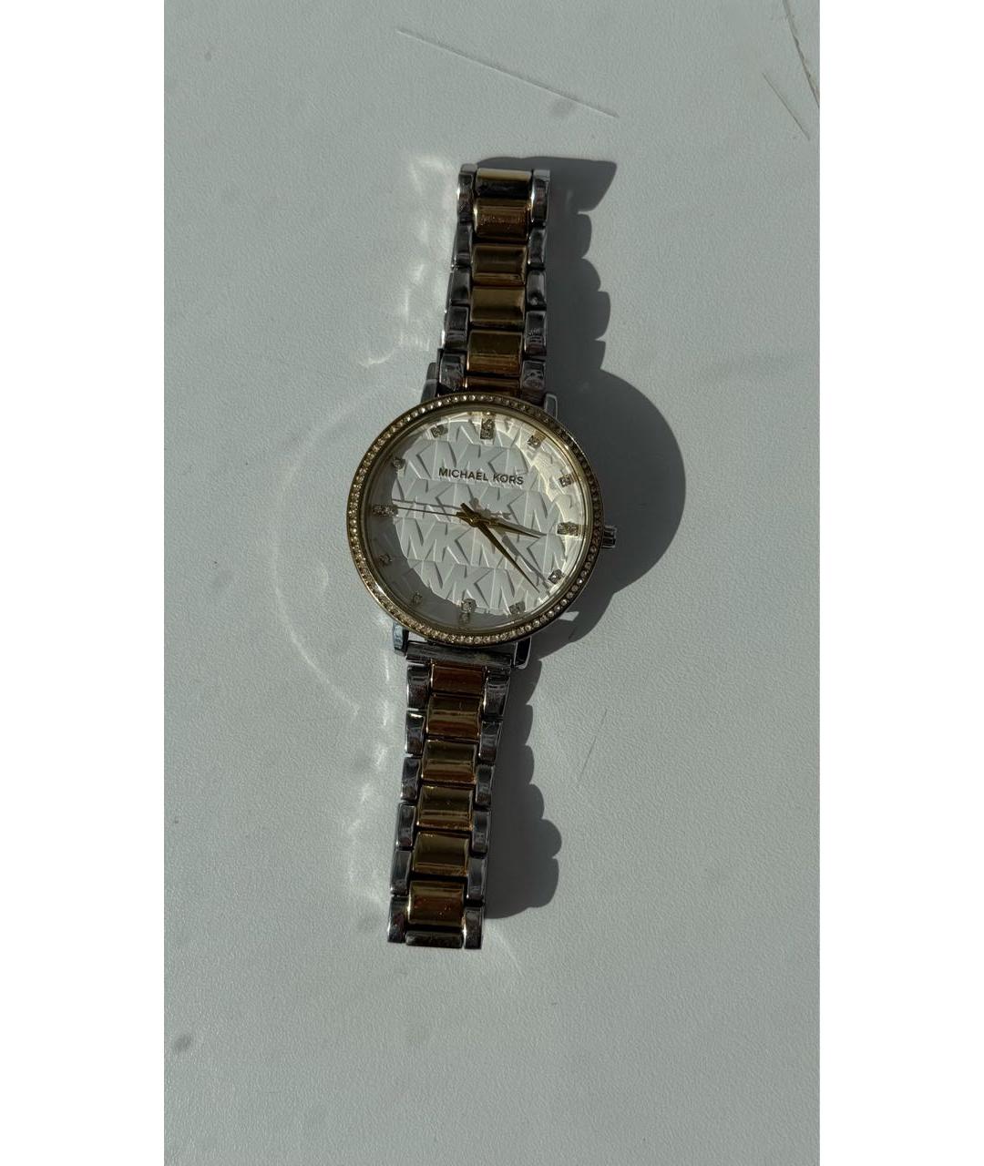 MICHAEL KORS Серебряные часы из золота и стали, фото 4