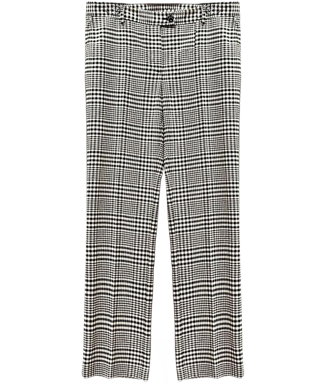 MOSCHINO Мульти шерстяные прямые брюки, фото 1