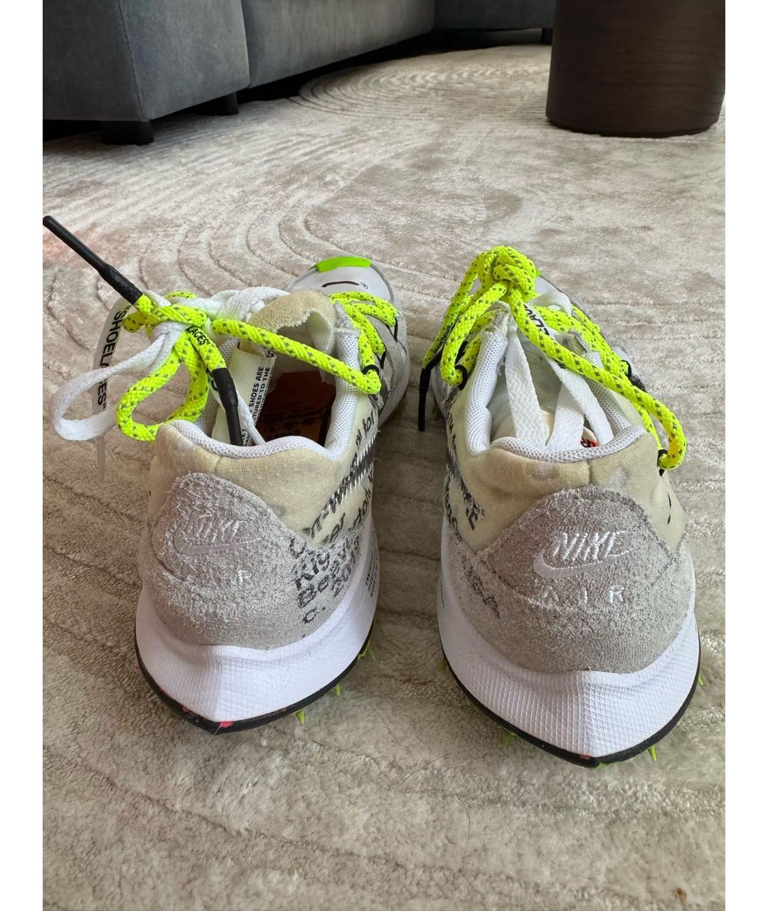 NIKE X OFF-WHITE Белые текстильные кроссовки, фото 4