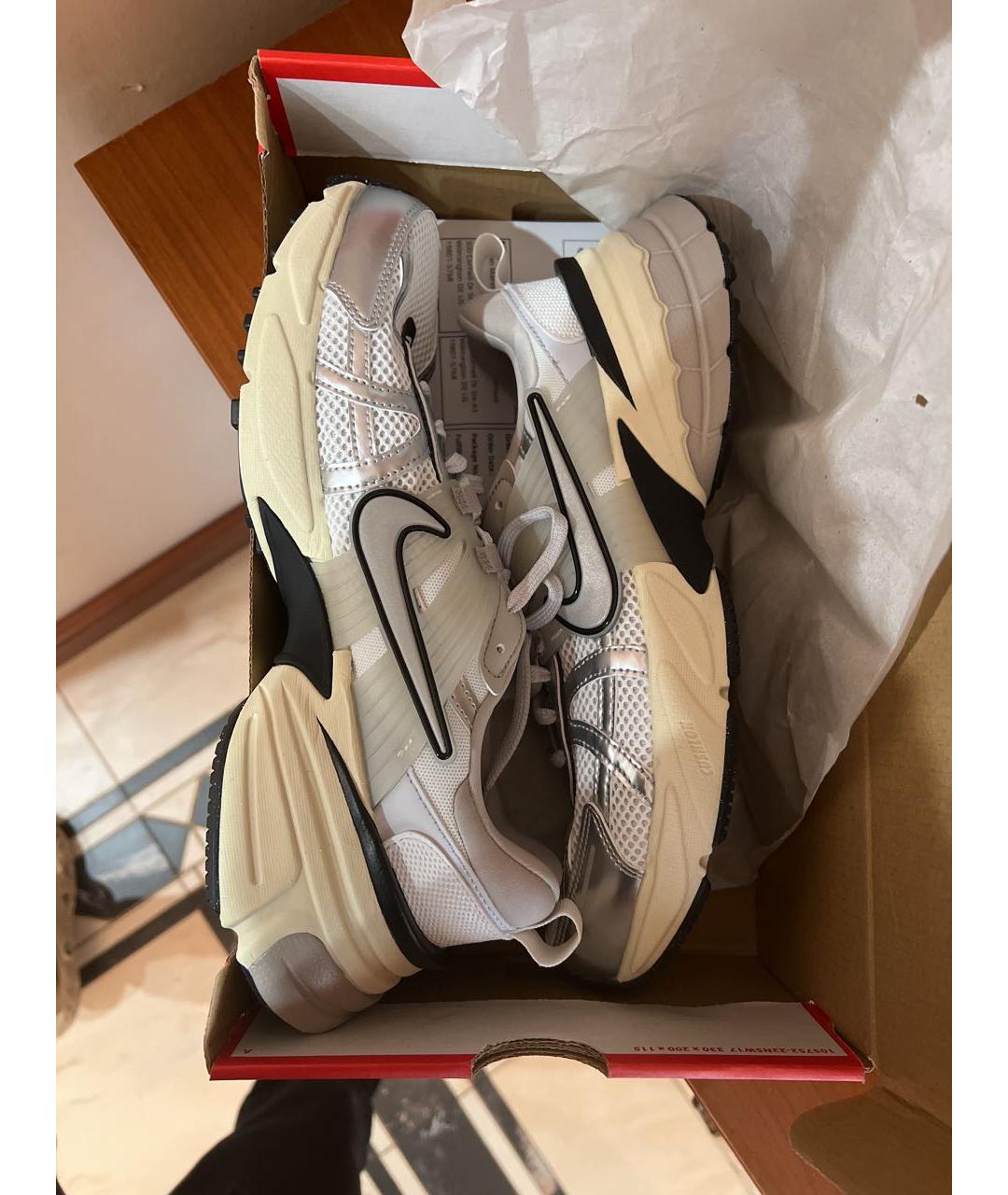 NIKE Серебряные низкие кроссовки / кеды, фото 5