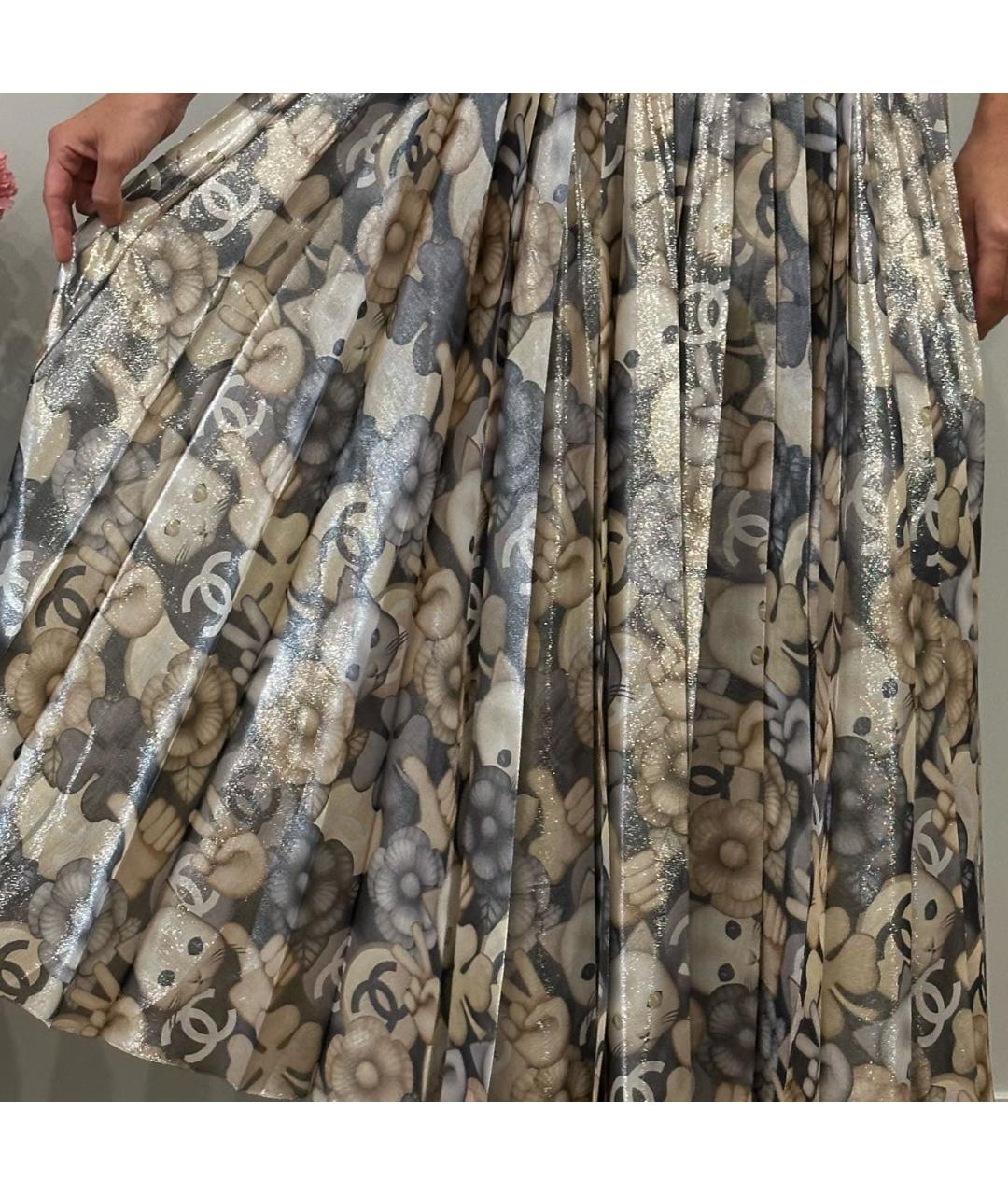 CHANEL Мульти юбка макси, фото 5