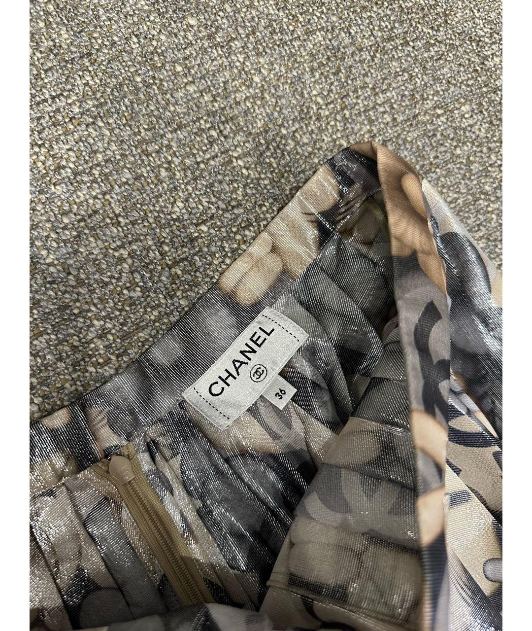 CHANEL Мульти юбка макси, фото 6