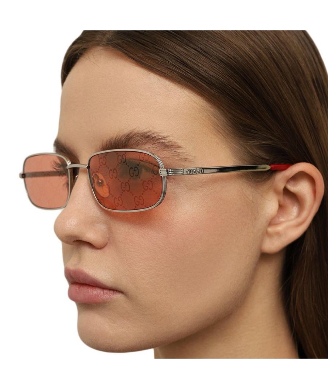 GUCCI Мульти пластиковые солнцезащитные очки, фото 2