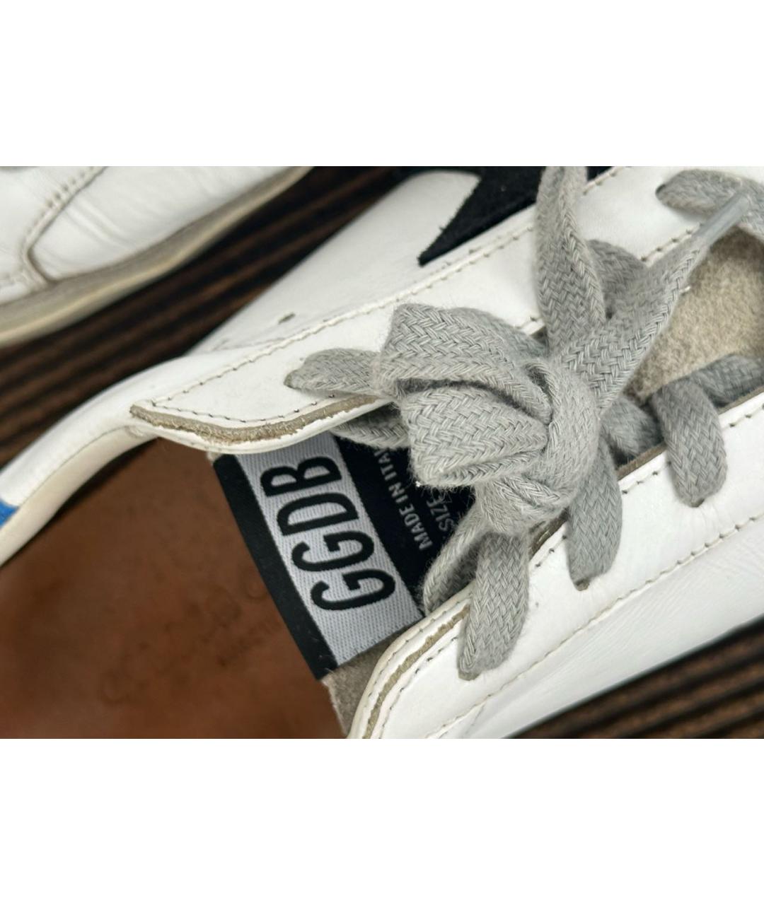 GOLDEN GOOSE DELUXE BRAND Белые кожаные кеды, фото 6