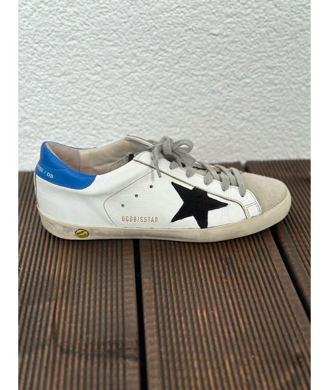 GOLDEN GOOSE DELUXE BRAND Белые кожаные кеды, фото 9