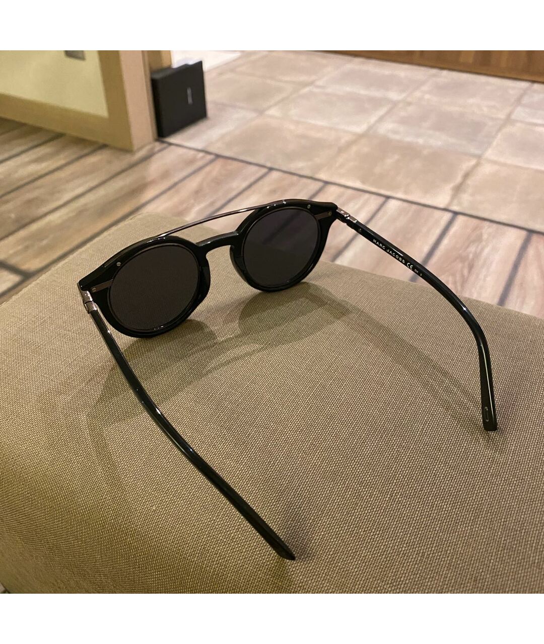 MARC JACOBS Черные пластиковые солнцезащитные очки, фото 5