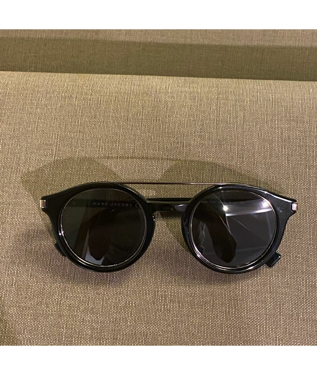 MARC JACOBS Черные пластиковые солнцезащитные очки, фото 6