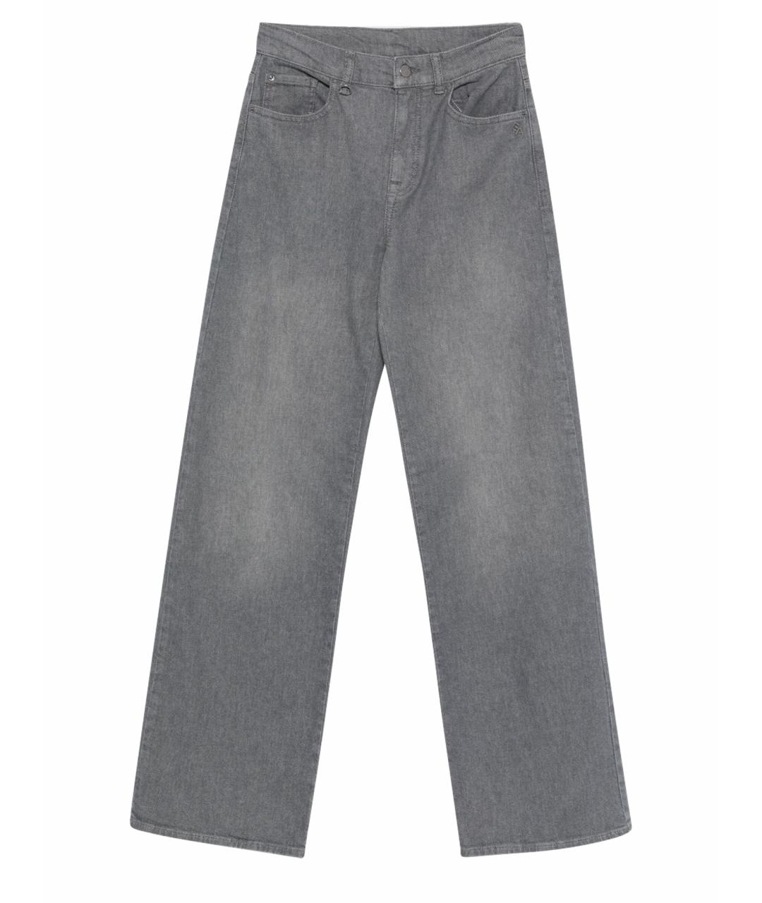 EMPORIO ARMANI Серые прямые джинсы, фото 1