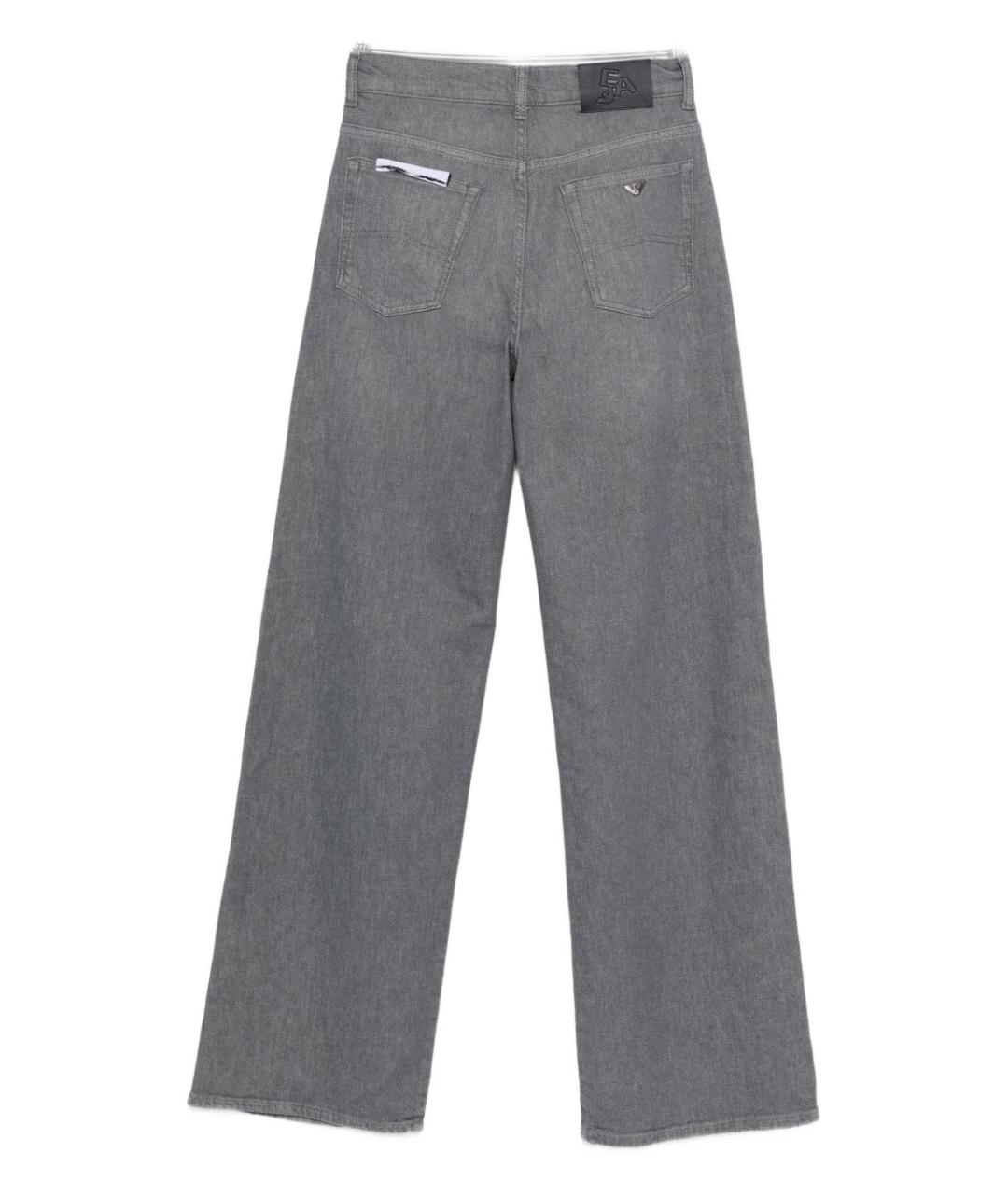 EMPORIO ARMANI Серые прямые джинсы, фото 2
