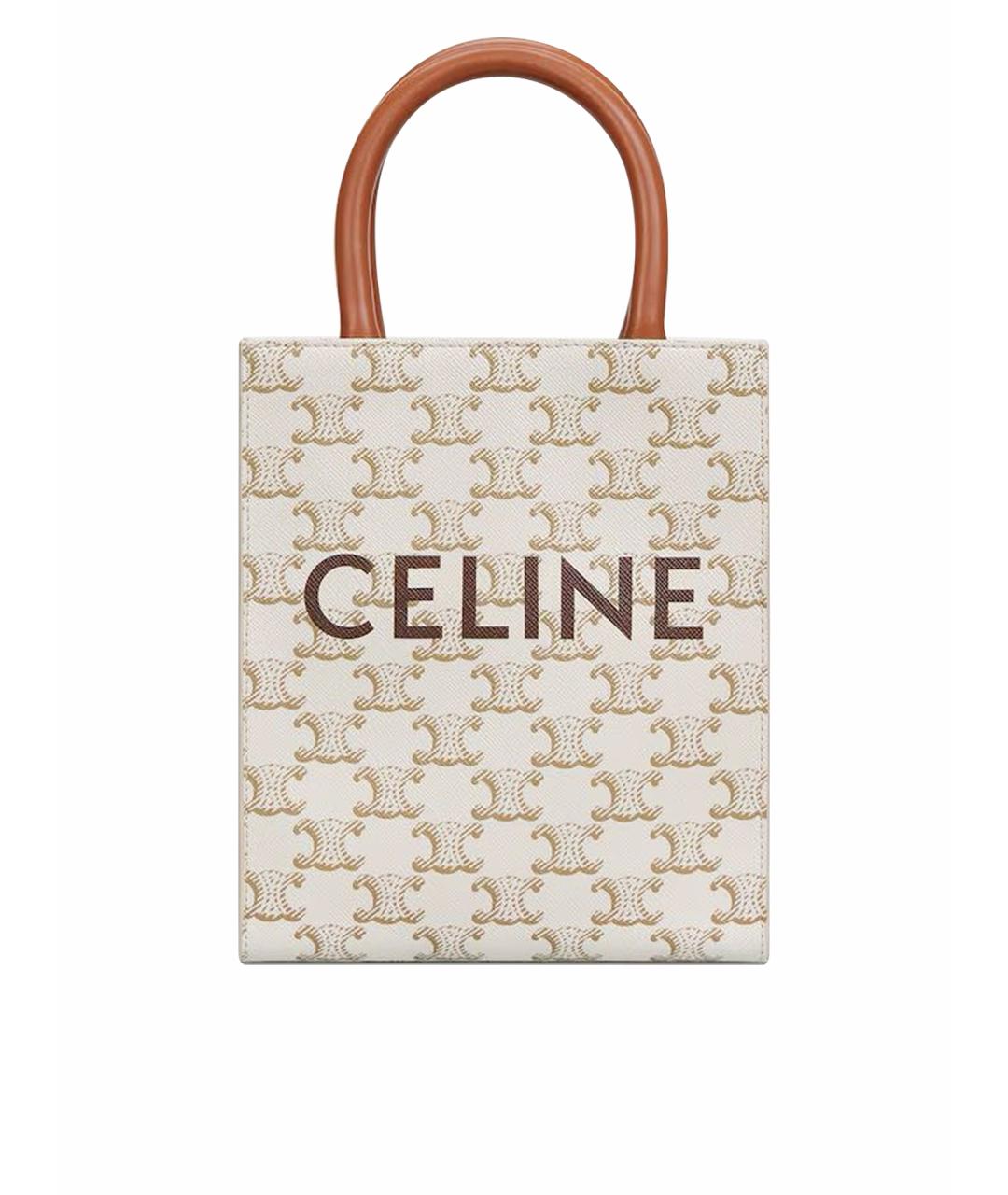 CELINE Бежевая сумка тоут, фото 1