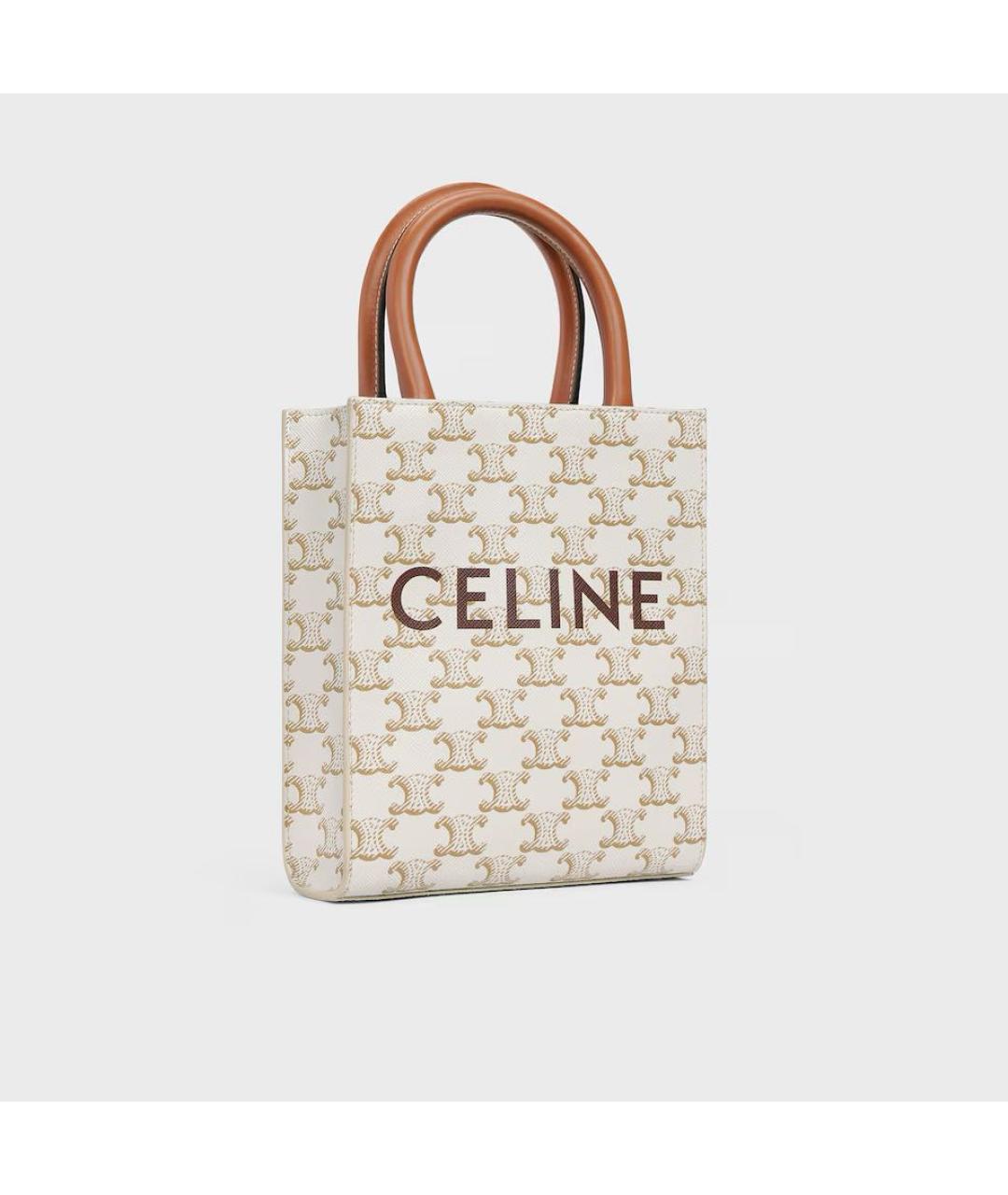 CELINE Бежевая сумка тоут, фото 2