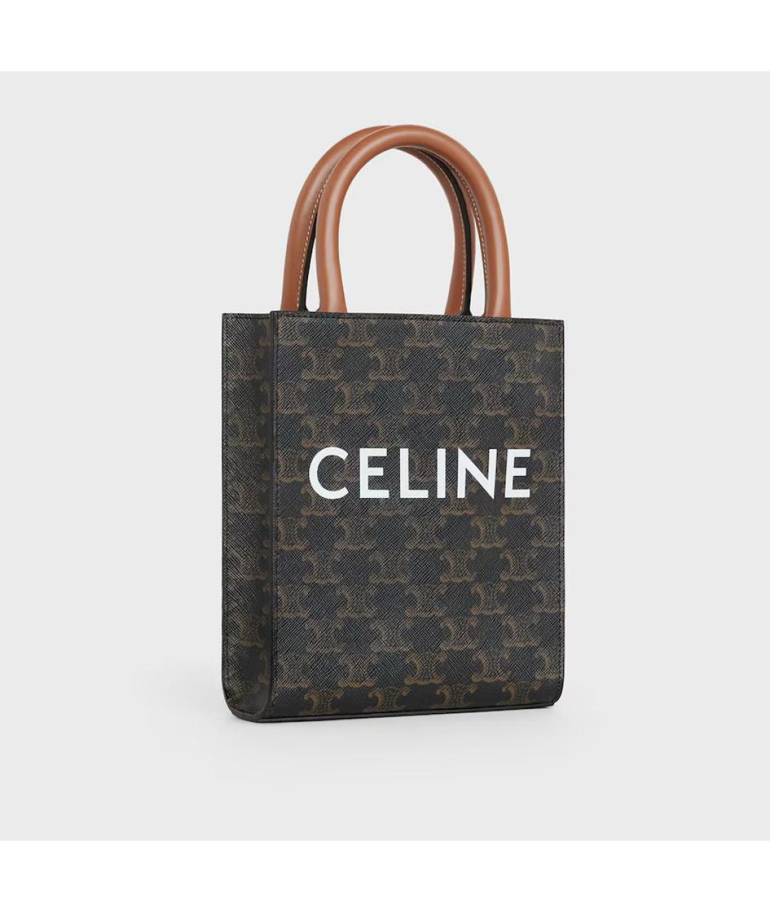 CELINE Коричневая сумка тоут, фото 2