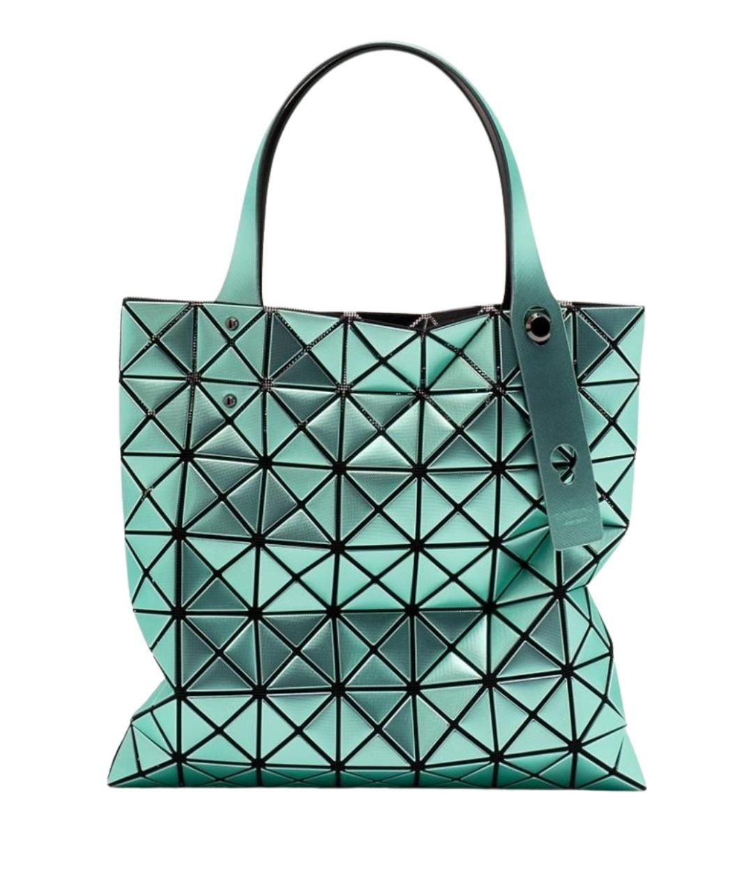 BAO BAO ISSEY MIYAKE Бирюзовая сумка тоут, фото 1
