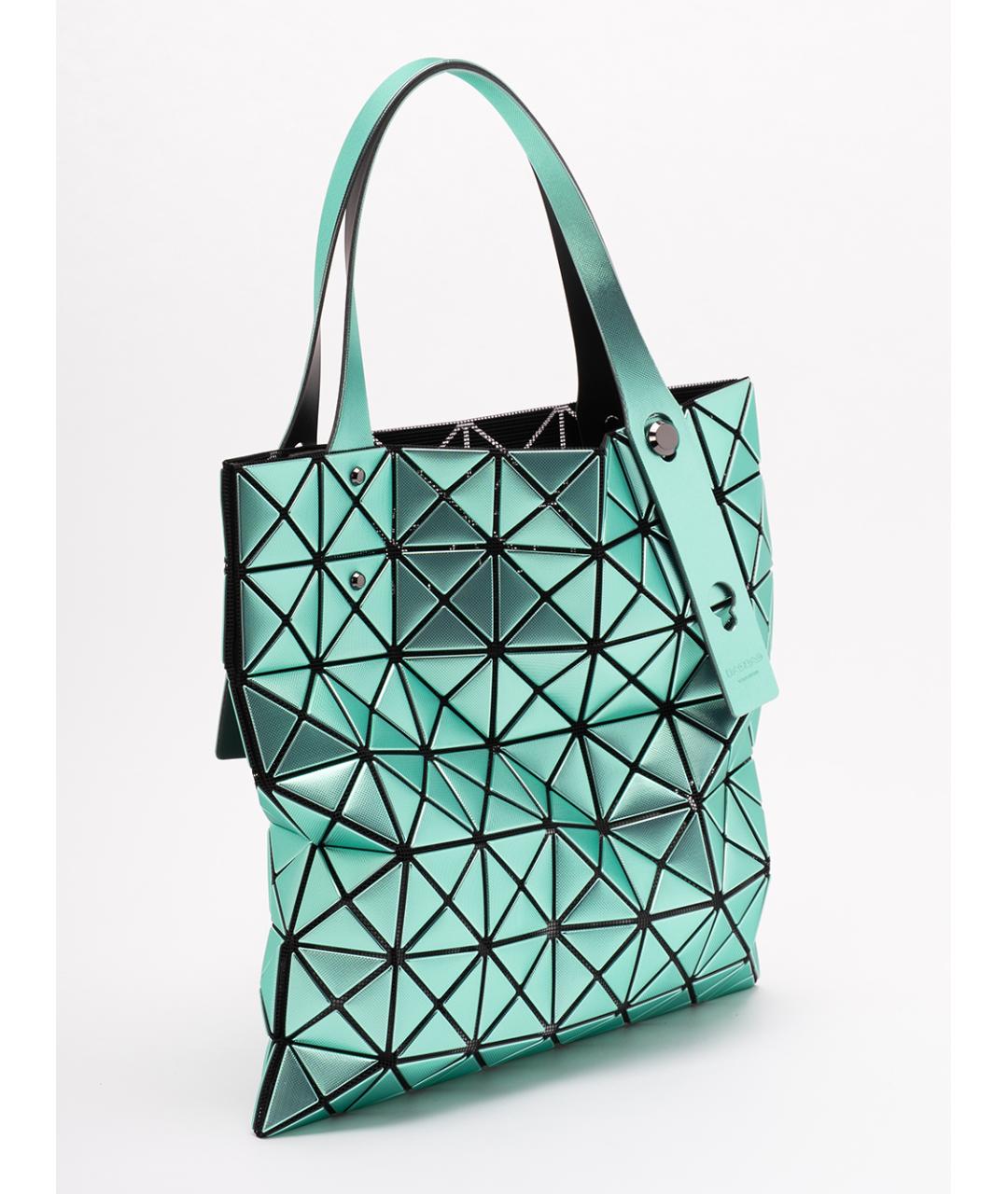 BAO BAO ISSEY MIYAKE Бирюзовая сумка тоут, фото 2