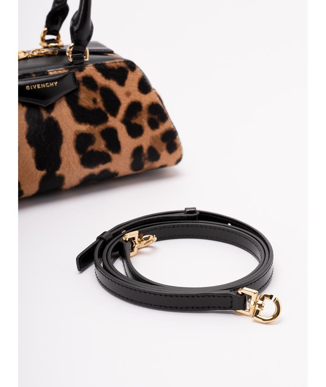 GIVENCHY Коричневая сумка с короткими ручками, фото 5