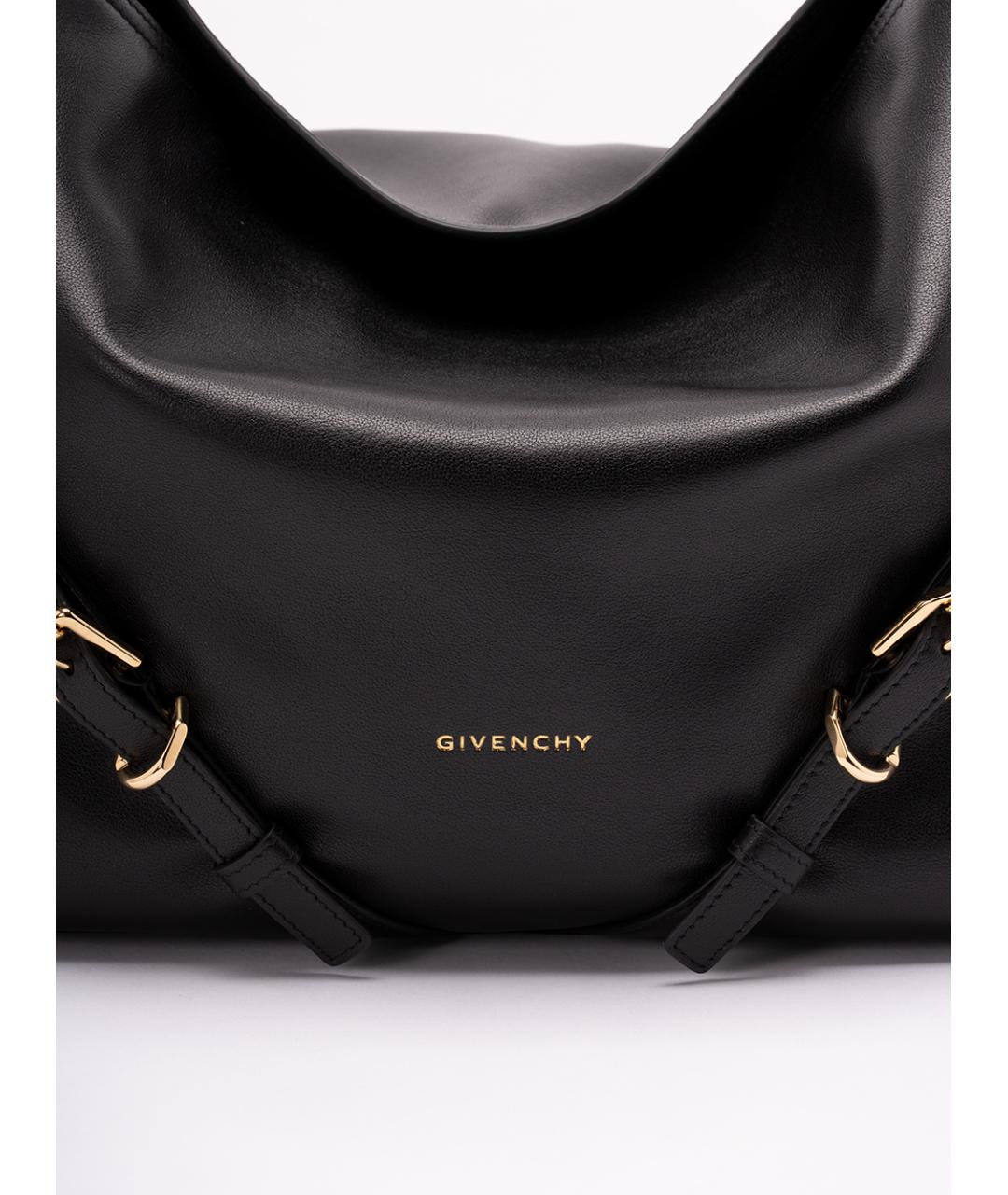 GIVENCHY Черная кожаная сумка через плечо, фото 4