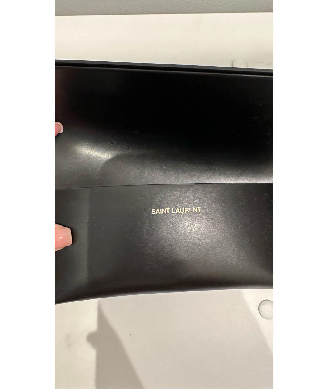 SAINT LAURENT Черные солнцезащитные очки, фото 8