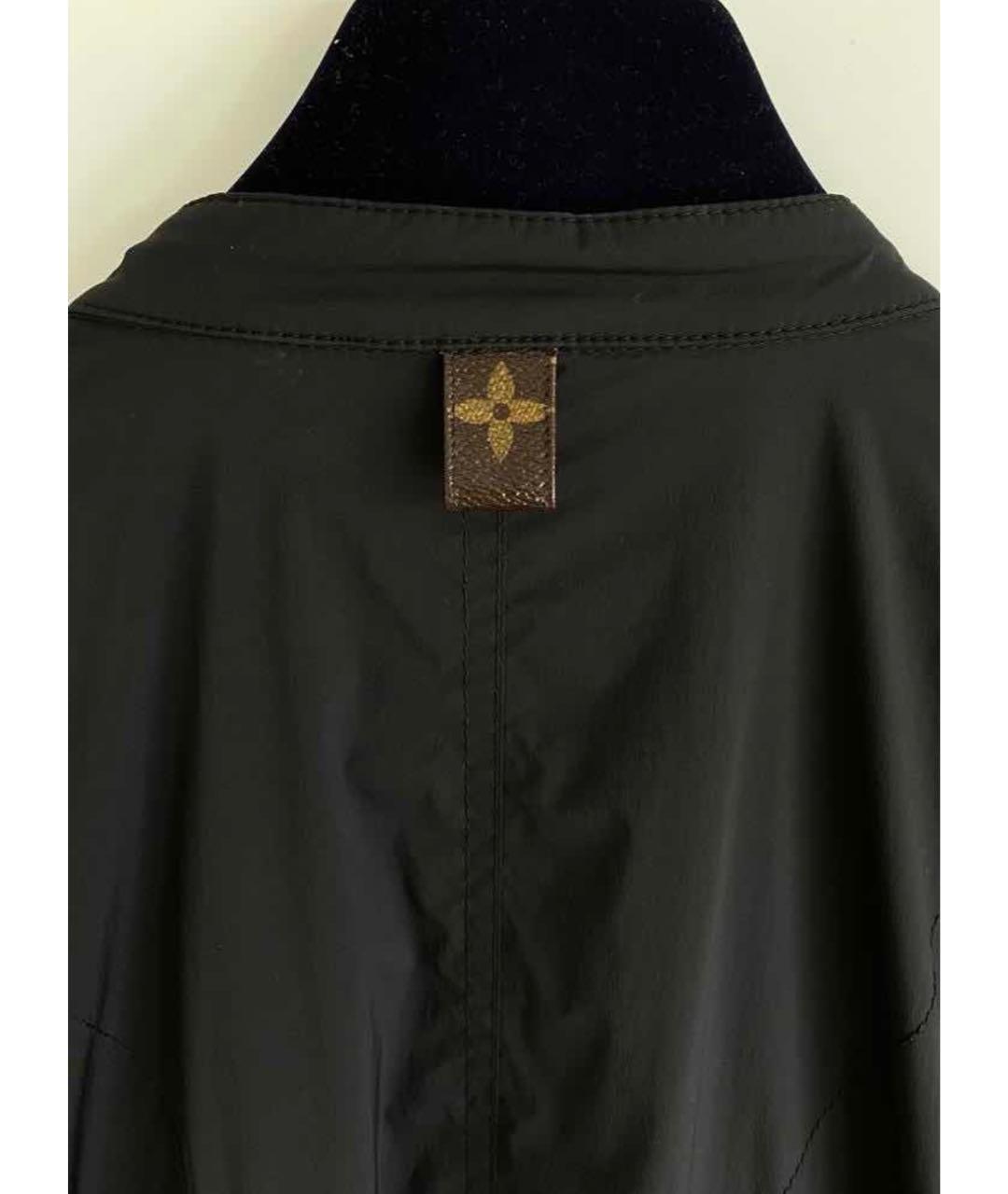 LOUIS VUITTON Черный тренч/плащ, фото 4